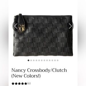 Elegant Vegan woven clutch